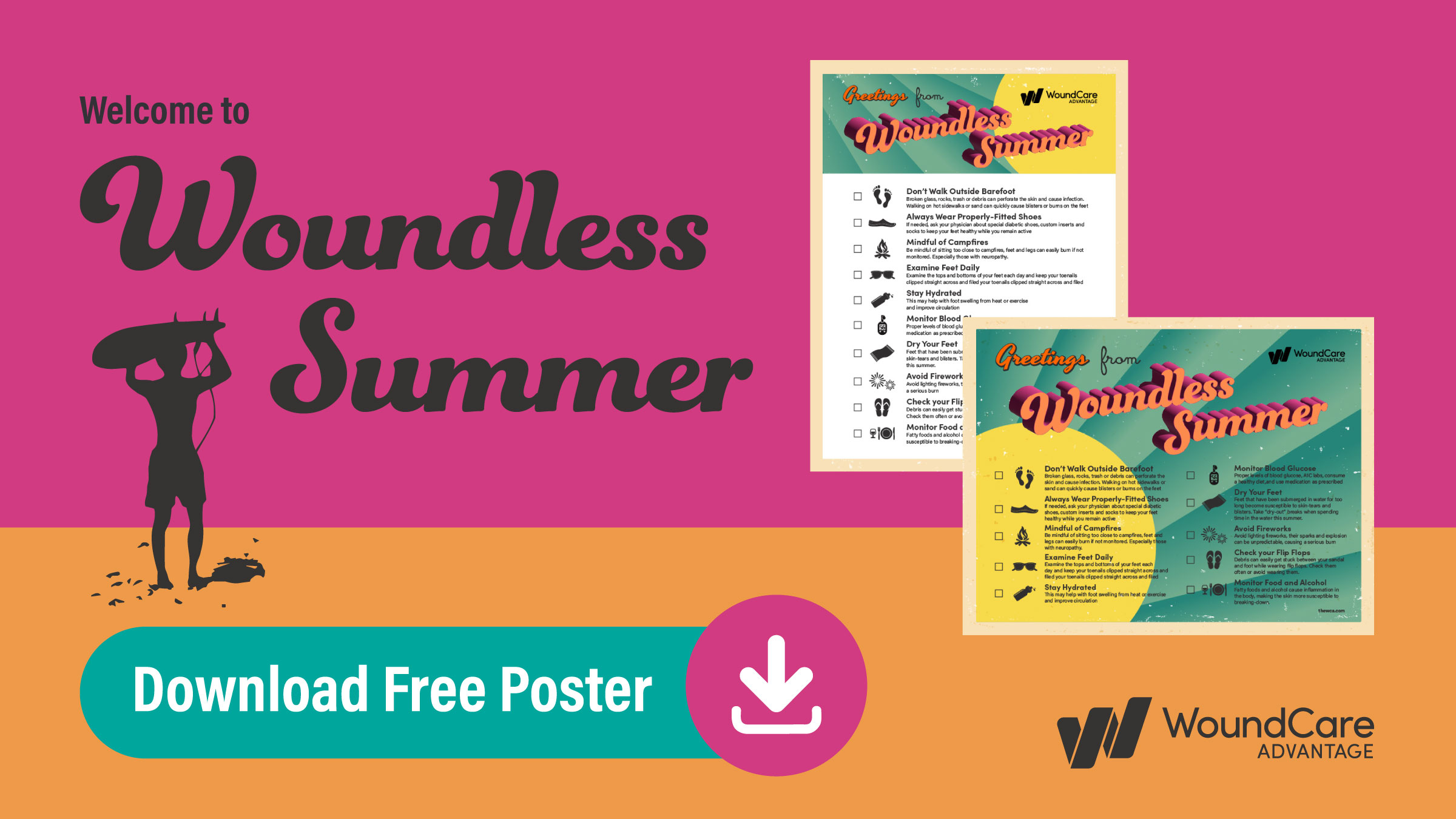 Wound Healing Awareness Month featuring Woundless Summer