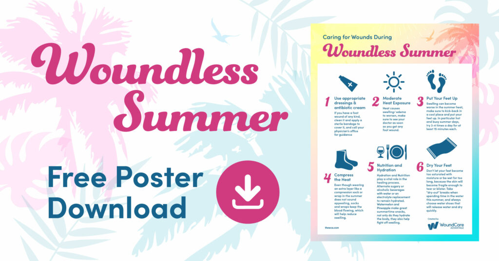 Wound Healing Awareness Month featuring Woundless Summer